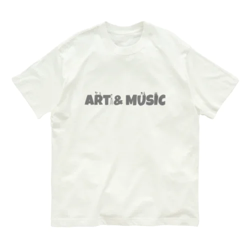 ART & MUSIC オーガニックコットンTシャツ