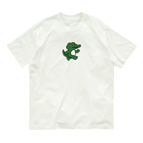 てくてくワニ Organic Cotton T-Shirt