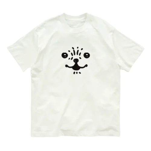 威嚇する おかお Organic Cotton T-Shirt