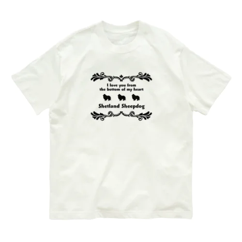 シェルティ　wing　onehappiness Organic Cotton T-Shirt