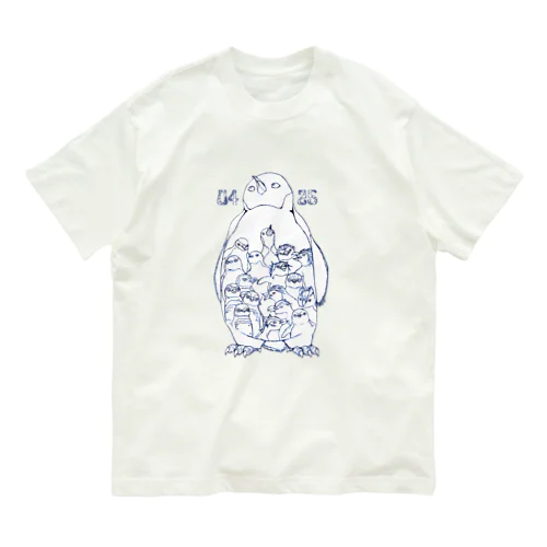 0425-18 Penguins of the World- オーガニックコットンTシャツ