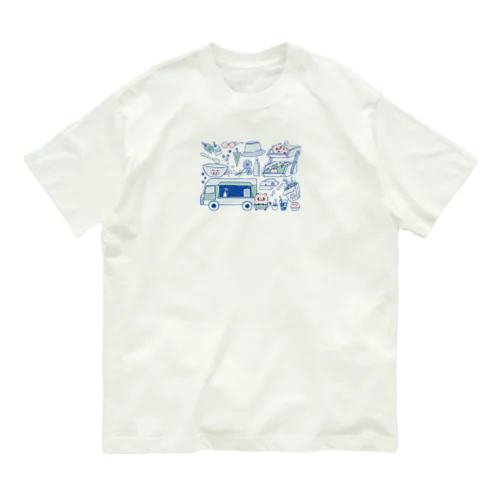 キッチンカーたぬき Organic Cotton T-Shirt