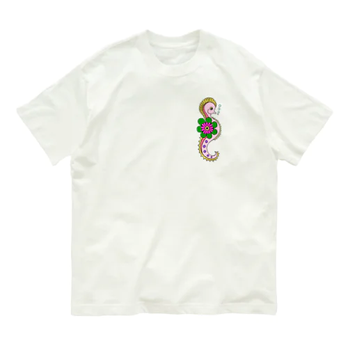 タツノオトシーゴ オーガニックコットンTシャツ