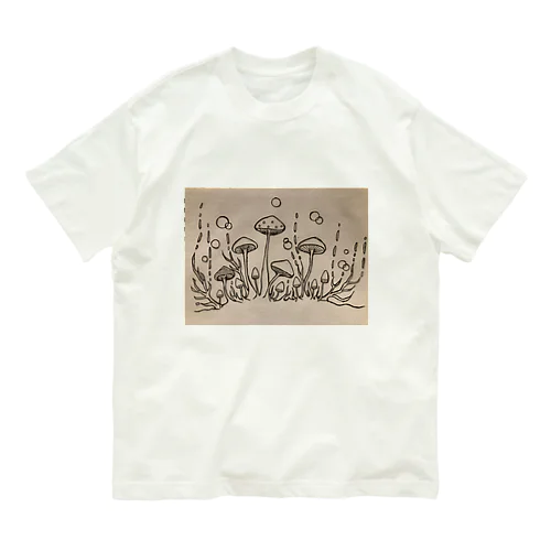 きのこ Organic Cotton T-Shirt