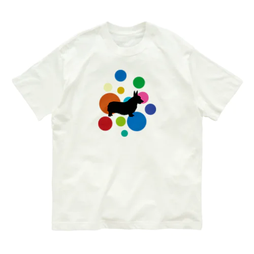 カラフルコーギー Organic Cotton T-Shirt