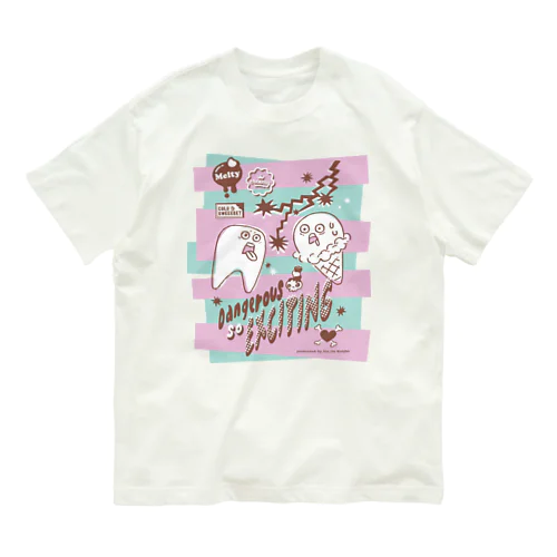 あいすだいすき!(シャーベット) Organic Cotton T-Shirt