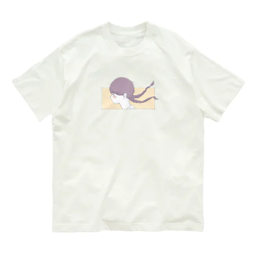 よこがおちゃん オーガニックコットンTシャツ