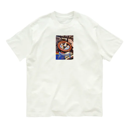 子宝運パワースポット・コウノトリさんが赤ちゃんを運んできてくれる♡ Organic Cotton T-Shirt