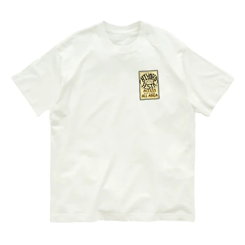 [ワンポイント]あくせすおーるえりあ Organic Cotton T-Shirt