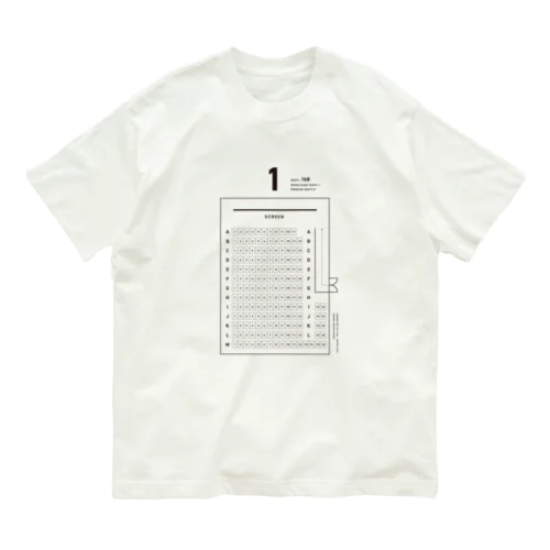 SCREEN1 オーガニックコットンTシャツ