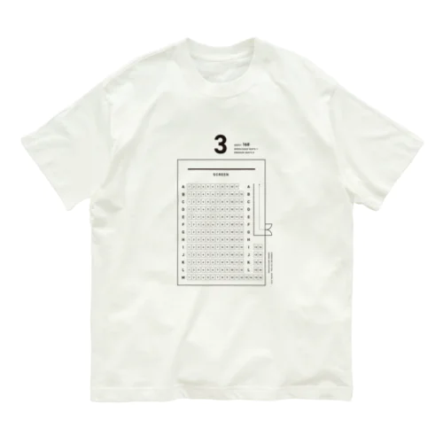 SCREEN3 オーガニックコットンTシャツ