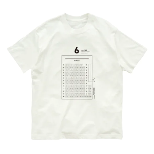 SCREEN6 オーガニックコットンTシャツ