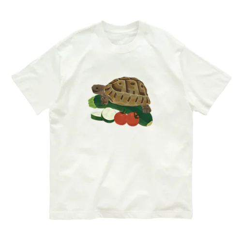 ギリシャリクガメ Organic Cotton T-Shirt