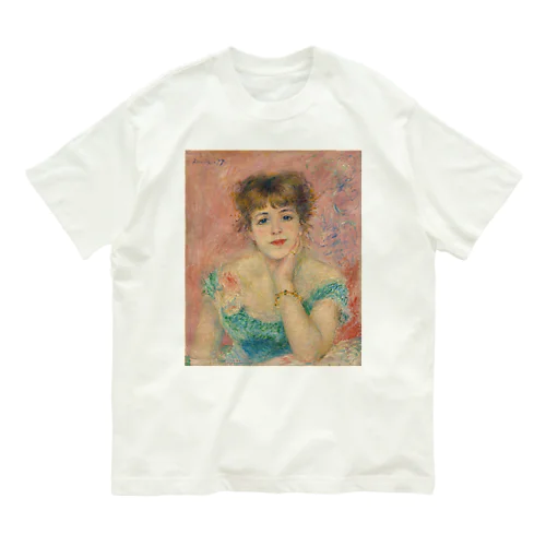 女優ジャンヌ・サマリーの肖像 / Portrait of the Actress Jeanne Samary オーガニックコットンTシャツ