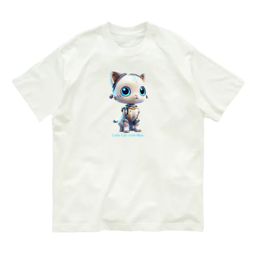 Cute Cat-roid Myu　 オーガニックコットンTシャツ