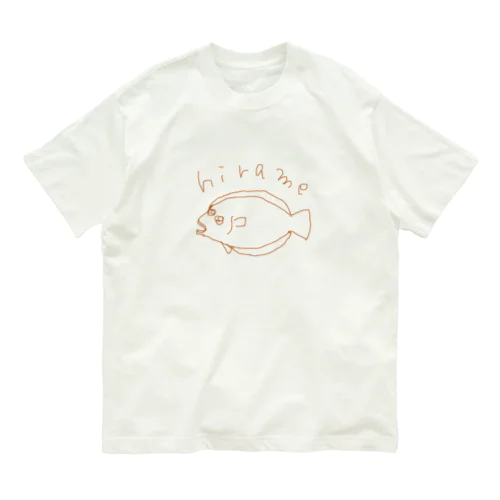 ゆるヒラメ Organic Cotton T-Shirt