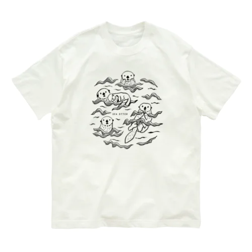 ぷかぷかラッコ オーガニックコットンTシャツ