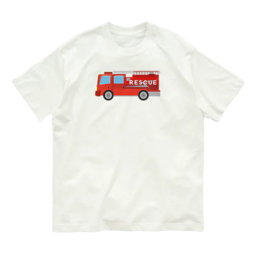 レスキュー車 Organic Cotton T-Shirt