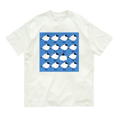 夏毛のユリカモメがいっぱい Organic Cotton T-Shirt