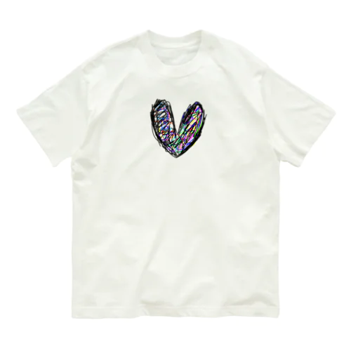 アートなハート Organic Cotton T-Shirt