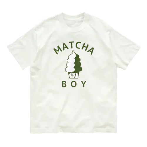 MATCHA BOY オーガニックコットンTシャツ