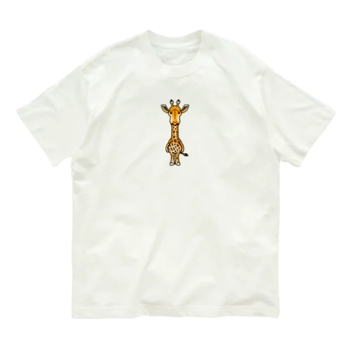 困惑フレンズ 「キリンさん」by bakikeda Organic Cotton T-Shirt