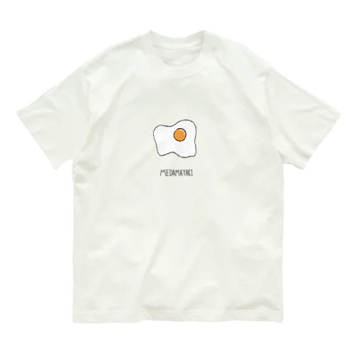 MEDAMAYAKI_透明 オーガニックコットンTシャツ