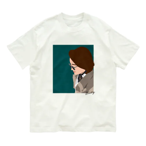 フラットデザイン women No.1 オーガニックコットンTシャツ