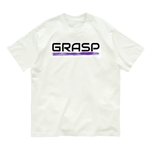 GRASPロゴ アンダーライン Organic Cotton T-Shirt