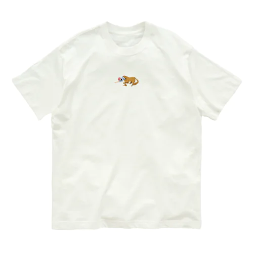 馬と女性 Organic Cotton T-Shirt