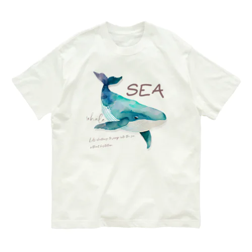 でかでかくじら Organic Cotton T-Shirt