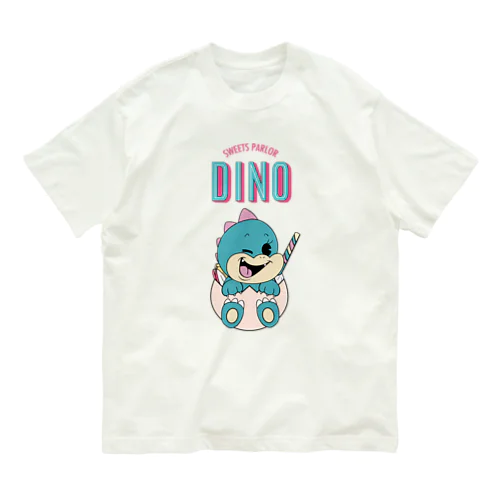 SWEETS PARLOR DINO オーガニックコットンTシャツ