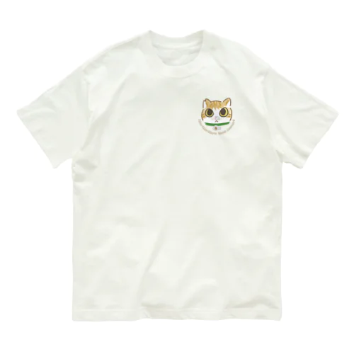 茶々丸、癌をやっつけろ！ Organic Cotton T-Shirt