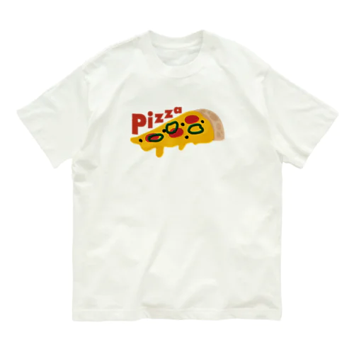 とろけるピザ オーガニックコットンTシャツ