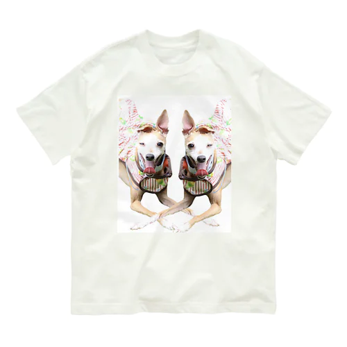 イタグレのウィンク Organic Cotton T-Shirt