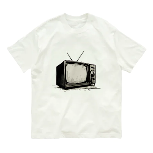 昭和テレビ 유기농 코튼 티셔츠