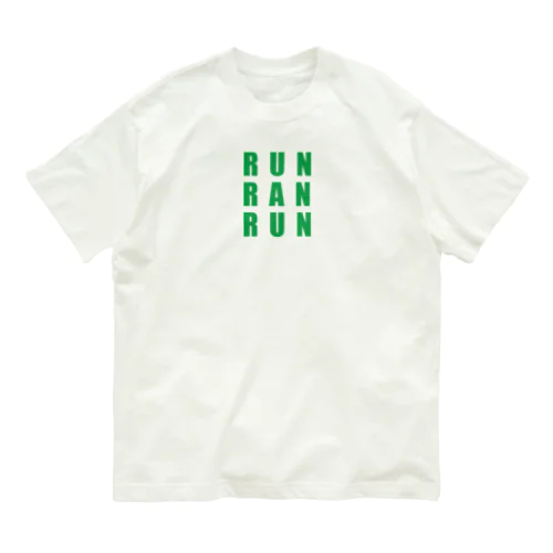 RUN RAN RUN オーガニックコットンTシャツ