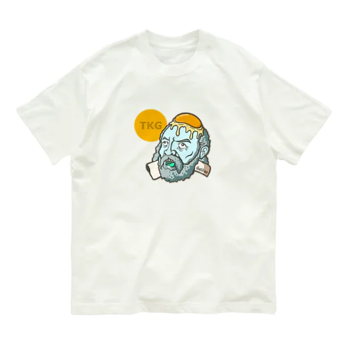 卵かけガリレオ オーガニックコットンTシャツ