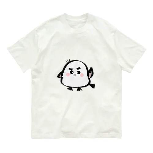 手をあげるシマエナガくん Organic Cotton T-Shirt