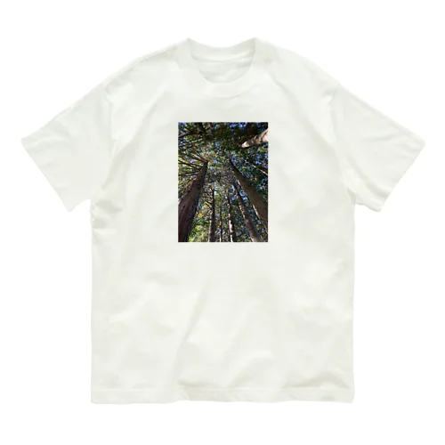 お山の木々 Organic Cotton T-Shirt