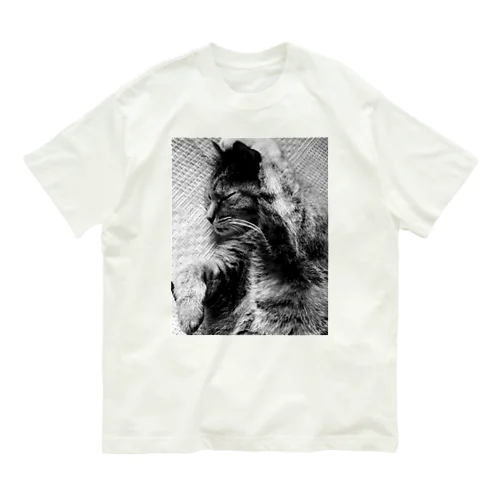 二代目猫・シェー Organic Cotton T-Shirt