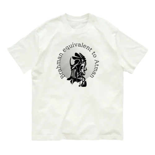 梵我一如h.t.（黒） オーガニックコットンTシャツ