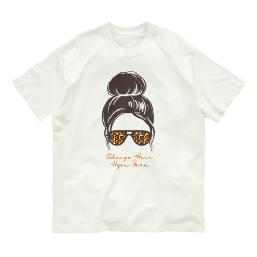 ODANGOヒョウ柄 Organic Cotton T-Shirt