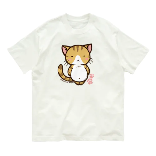 のほほんネコさん【まいぽん】 Organic Cotton T-Shirt