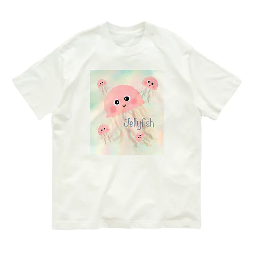 ふわふわクラゲちゃん オーガニックコットンTシャツ