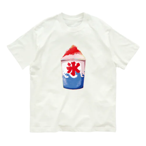 カキ氷 オーガニックコットンTシャツ