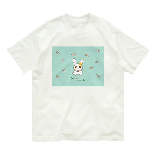 うさぴょんキャンディ オーガニックコットンTシャツ