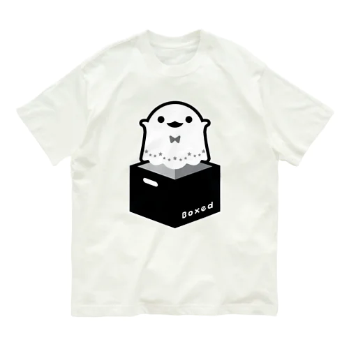 【Boxed * Yobake】白Ver オーガニックコットンTシャツ