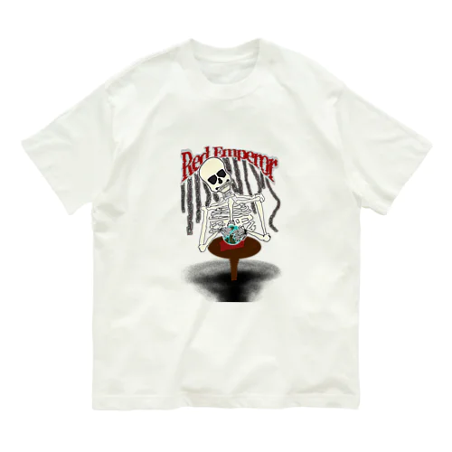 ~架空のバンドT~ Red Emperor オーガニックコットンTシャツ