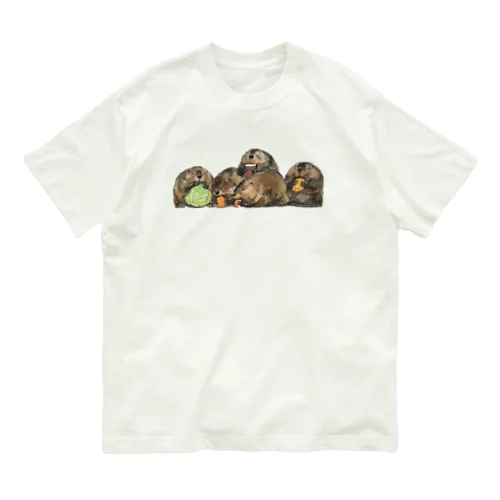 ビーバーたち Organic Cotton T-Shirt